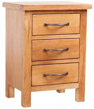 vidaXL Nachttisch 2 Stk. Massivholz Eiche 40x30x54cm (3053415)