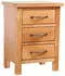 vidaXL Nachttisch 2 Stk. Massivholz Eiche 40x30x54cm (3053415)