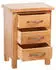 vidaXL Nachttisch 2 Stk. Massivholz Eiche 40x30x54cm (3053415)