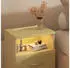 Casaria Nachttisch Touch LED dimmbar 2 Schubladen Eiche 40x28x55cm