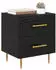vidaXL Nachttisch Schwarz Eichen-Optik 40x35x47,5cm Holzwerkstoff (881999)
