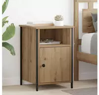 vidaXL Nachttisch 2 pcs Artisan-Eiche 40 x 42 x 60 cm Holzwerkstoff