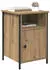 vidaXL Nachttisch 2er-Set Artisan-Eiche 40x42x60cm Holzwerkstoff Stahlbeine