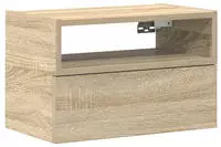 vidaXL Wand-Nachttisch Sonoma-Eiche 45x26x28,5 cm
