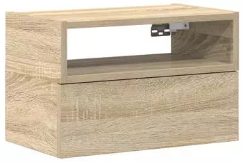 vidaXL Wand-Nachttisch Sonoma-Eiche 45x26x28,5cm (858600)