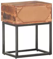 vidaXL Nachttisch 40x30x50 cm Raues Akazienholz