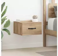 vidaXL Nachttisch 2 pcs Artisan-Eiche 35 x 35 x 20 cm Holzwerkstoff