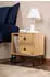 Hanah Home Nachttisch Melamin Atlantic Pine Schwarz (241NRD1413)