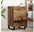 vidaXL Nachttisch mit Schubladen Altholz 40x40x66cm (882143)