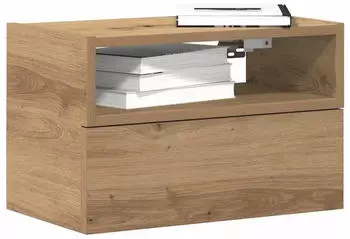 vidaXL Wandmontierter Nachttisch Artisan Eiche 45x26x28,5cm (858612)