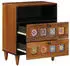 vidaXL Nachttisch Braun Massivholz Mango 50x33x62cm
