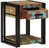 vidaXL Nachttisch Mehrfarbig 40x40x50 cm recyceltes Massivholz (4016702)