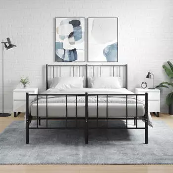 vidaXL 2 Stk. Wei&szlig; 40x35x50 cm Holzwerkstoff (830685)