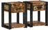 vidaXL 2 pcs 40 x 35 x 50 cm recyceltes Massivholz (4016691)