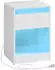 Vasagle LET618T15 Nachttisch mit LED-Beleuchtung, Schublade, 2 AC-Steckdosen, 2 USB, wolkenweiß (LET618T15)