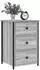 vidaXL Nachttisch 2er-Set Grau Sonoma 40x36x60cm Holzwerkstoff