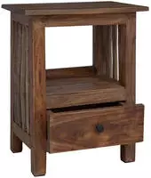 Nachttisch Braun 30 X 30 X 47 Cm Massives Upgecyceltes Holz Vidaxl
