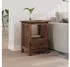 vidaXL Nachttisch Massives Recyceltes Holz Braun 30x30x47cm (42012370)