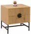 MCW MCW-O39 Nachttisch Melamin MDF Metall 50x48x39cm, natur (99922)