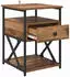 vidaXL Nachttisch 2er-Set Altholz-Optik 40x42x55cm Holzwerkstoff (881882)