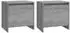 vidaXL Nachttische 2 Stk. Grau Sonoma 45x34x44,5cm Holzwerkstoff (813047)