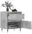 vidaXL Nachttisch Betongrau 40x35x50cm Holzwerkstoff (830660)