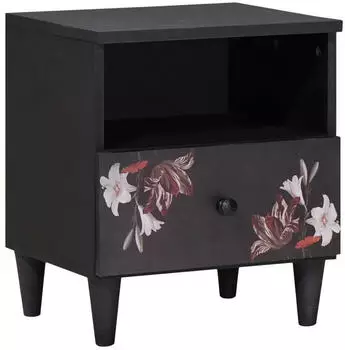 vidaXL Nachttisch Braun 40x33x46cm Massivholz Mango