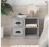 vidaXL Nachttisch Betongrau 60x35,5x45 cm (816372)