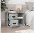 vidaXL Nachttisch Betongrau 60x35,5x45 cm (816372)