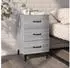 vidaXL Nachttisch Sonoma 40x40x66 cm Holzwerkstoff (817325) grau