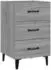 vidaXL Nachttisch Sonoma 40x40x66 cm Holzwerkstoff (817325) grau