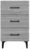 vidaXL Nachttisch Sonoma 40x40x66 cm Holzwerkstoff (817325) grau