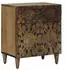 vidaXL Bettkasten mit Schublade Braun Massivholz Mango 50x33x60cm