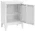 ML-Design Nachttisch Metall, Weiß, Rechteckig, 40x58x30cm (490017518)