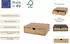 Woodman Farsta Wandmontierter Nachttisch Eichenfurnier mit Schublade, 40cm (Farsta Wall White/ Oak)