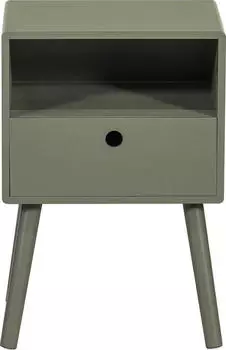 Woood Vienna Nachttisch MDF, gr&uuml;n, 36x30x53cm (38844107-0)
