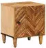 vidaXL Nachttisch Braun 40x33,5x46cm Massivholz Mango (4018912)