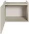 Selsey Fiorra Wandnachttisch Push-to-Open, greige, 37x48x37cm