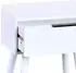 Kesper Nachttisch mit 1 Schublade, Weiß, Faserplatte, 40x30x59cm (62249318-0)