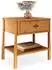 Idimex Adamo Nachttisch Massivholz Eiche Finish, Schublade und Ablage (80108)