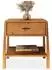 Idimex Adamo Nachttisch Massivholz Eiche Finish, Schublade und Ablage (80108)