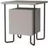 Decortie Acres Nachttisch Holzwerkstoff, rund, Beige/Mokka, 40x45x40cm (M.KO.20980.4)