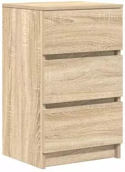 vidaXL Nachttisch 3 Schubladen Sonoma-Eiche 39x35x65cm (861341)