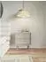 Selsey Viviaro Nachttisch 2 Schubladen, graubeige (54x39x61cm)