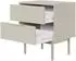 Selsey Viviaro Nachttisch 2 Schubladen, graubeige (54x39x61cm)