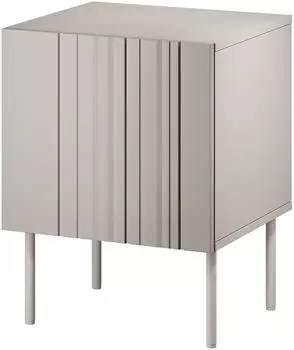 Mirjan24 Isla Nachttisch 2er-Set mit Drehtür, Beige, 45x40x59cm