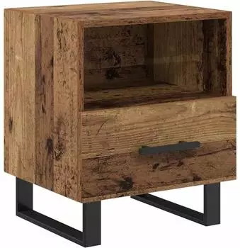 vidaXL Nachttisch Altholz 40x35x47,5cm