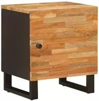 vidaXL Nachttisch Braun 40 x 33 x 46 cm Massivholz Mango