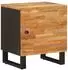 vidaXL Nachttisch Massivholz Mango, braun, 40x33x46cm (4018292)