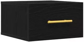 vidaXL Nachttisch Schwarz Eichen-Optik 35x35x20cm Holzwerkstoff (863786)